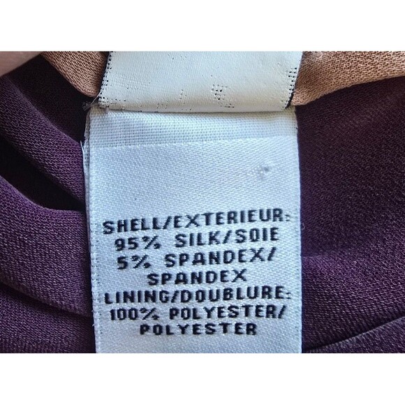 Diane Von Furstenberg color block silk baseball style shirt women's size medium - Picture 7 of 10